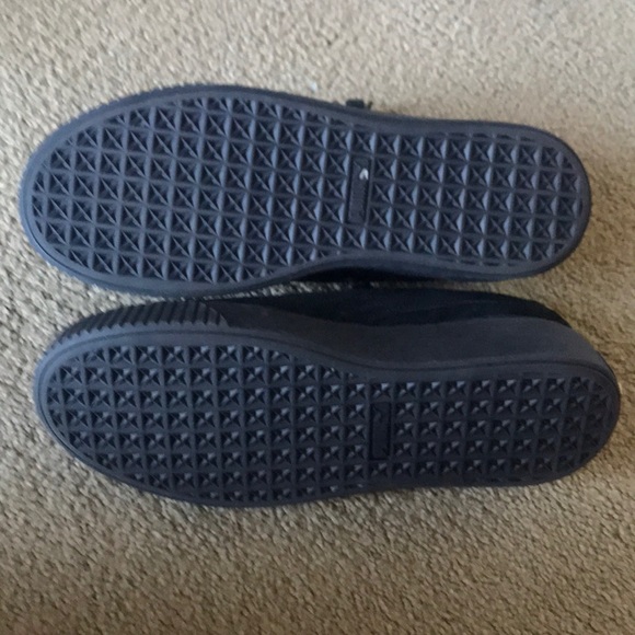 PUMA Gold Toe Suede Platforms - Picture 7 of 8